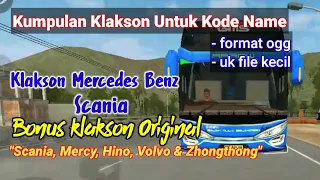 kumpulan suara klakson untuk kode name bussid klakson mercy u0026 scania