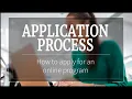 Application Process for UGA Online Programs