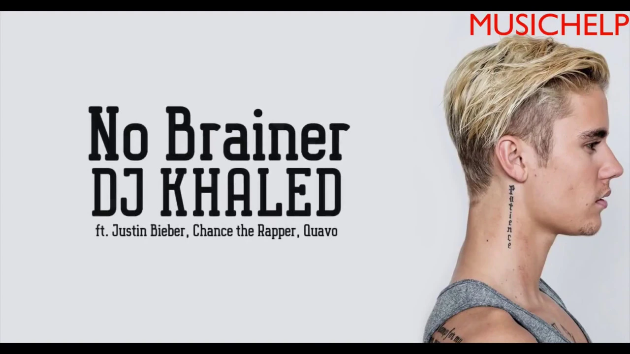 DJ Khaled - No Brainer INSTRUMENTAL/KARAOKE With Lyrics ft. Justin Bieber, Chance The Rapper, Quavo