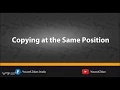 How To Copying at the Same Position Adobe Photoshop