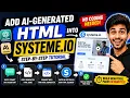 How to Build a Website in Systeme io AI-Generated Chatgpt Claude No Coding Required