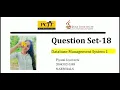 Database Management System Question Set 18 Java Institute