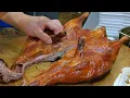 Lagu Crispy Roast pig PigBelly #HongKong StreetFood goose #RoastGoose #Duck，Roast#Piglet #ASMR