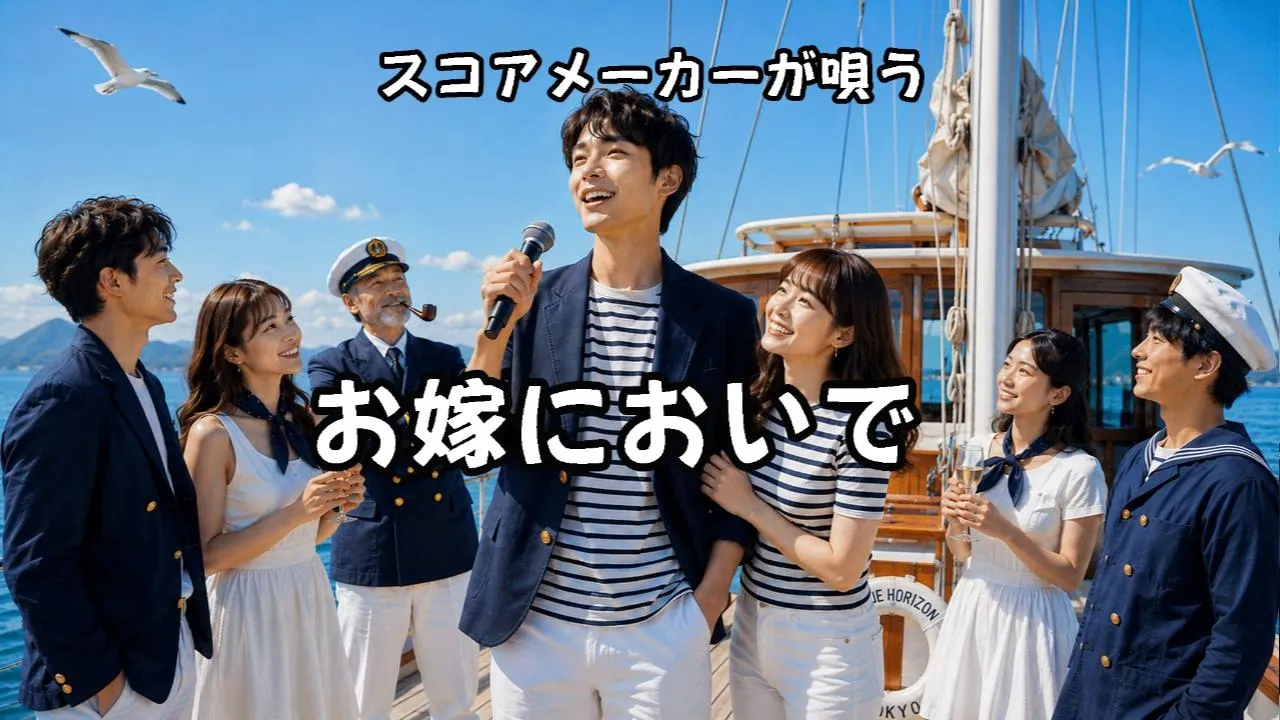 【昭和歌謡】お嫁においで（スコアメーカー・歌唱＆伴奏＋α）