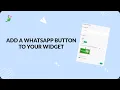 Add a clickable WhatsApp button to your widget