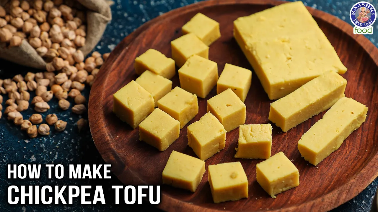 How to Make Chickpea Tofu Recipe at Home   Super Breakfast/Evening Snack Veg Chickpea Tofu   Bhumika