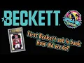 1st Beckett Submission is Back