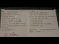 John Fogerty-setlist - Sweden Uppsala 2023 signed by Bob Malone