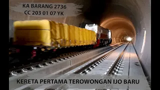 Download RESMI !!! Kereta Pertama yang melintas Terowongan Ijo Baru - KA Barang 2736 MP3