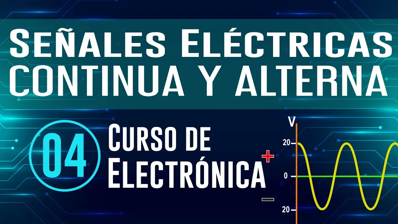 CORRIENTE CONTINUA Y ALTERNA | Curso de Electrónica - 04