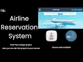 Java Project Airline Reservation System Final Year Project Add it to your resume