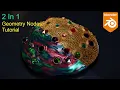 Mesh denting Wireframe effects in blender 3 4 Blender geometry nodes tutorial