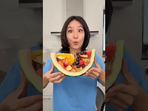I made Watermelon Fruit Jelly for my BF 😋🍉🍇