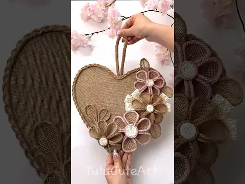 DIY Boho Wall Decor 🌸 Jute Flowers