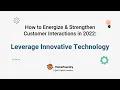 Leverage Innovative Technology