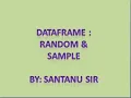 DataFrame with Random and Sample