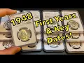 1948 First year Key Date Benjamin Franklin Silver Half Dollar Slabs