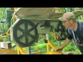 Changing a blade on a Frontier OS31 sawmill