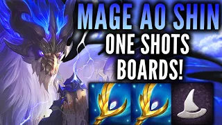 Mage Ao Shin DESTROYS Boards w/ Double Lightning Rain! | Teamfight Tactics Set 7 Patch 12.12b