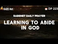 Learning To Abide in GOD