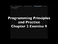 Programming Principles and Practice - Chapter 2 Exercise 9