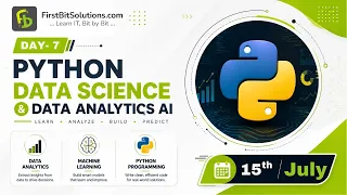Python Full Stack Data Science Analytics Day 7 July 15 2026 Batch FirstBit Solutions