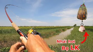 Mua nhái hơi Bọ LK về câu thử, xem có ngon như Quảng Cáo
