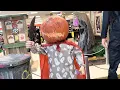 Spirit Halloween Harvey carvey animatronic from Dover Delaware
