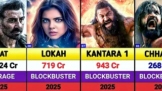 top 50 highest grossing indian movies in 2025 war 2 coolie kantara 1 lokah thama