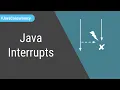What are Java interrupts