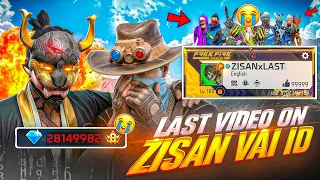 Last Video on Zisan Vai ID 😭💔 This Is The END! – Garena Free Fire