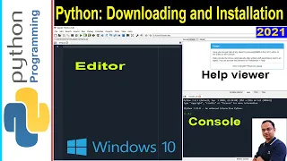 How to download and install Python on Windows 10 2021 Python tutorial - 01