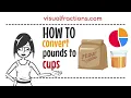 Converting Pounds lb to Cups c A Step-by-Step Tutorial