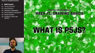 CP1 Drawing Basics in P5JS - What Is P5JS