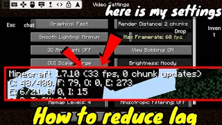 How to reduce lag MCinabox minecraft java on android AjGamingPH