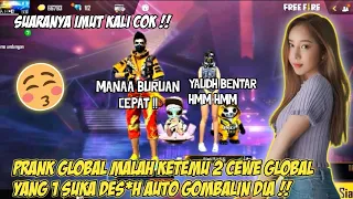 prank global malah ketemu 2 cewe global yang 1 suka des h auto gombalin dia free fire indonesia
