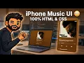 Recreating Apple Music UI using only HTML CSS Day-10