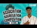 Association Aggregation Composition in Java Tamil