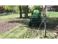 John Deere 1025R 1023E Mulch Kit vs Leaves