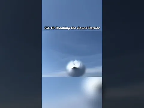F/A-18 Goes Supersonic