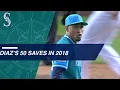 Edwin Diaz sets a Mariners record with 50 saves