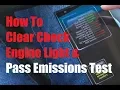 How to Clear Check Engine Light and Pass Emissions Test Under 20