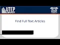 Find Full Text Articles
