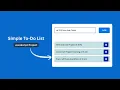 To-Do List Project for Beginners HTML CSS JavaScript Full Tutorial