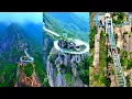 Download Lagu Discover Ji Yun's Amazing Glass Bridge: The Grandeur of Nature from the Mountain Top / China