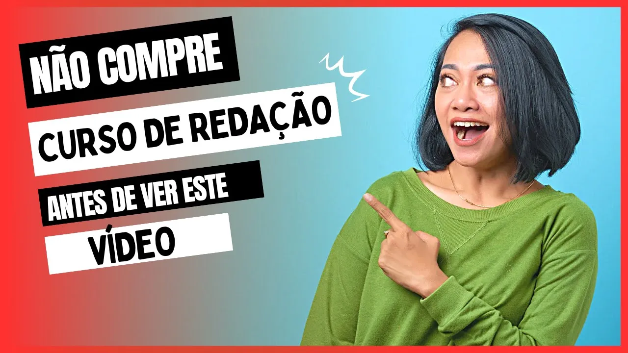 Não compre curso de redação antes de ver este vídeo.