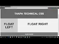 CSS Float Property Tutorial in Hindi Float Left and Float Right in CSS Explained