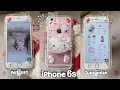 iPhone 6s Refresh with Hello Kitty theme aesthetic customization on ios 15