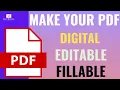 Making a PDF Editable Elementary Math Resources