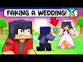 I faked my REAL WEDDING in Minecraft!
